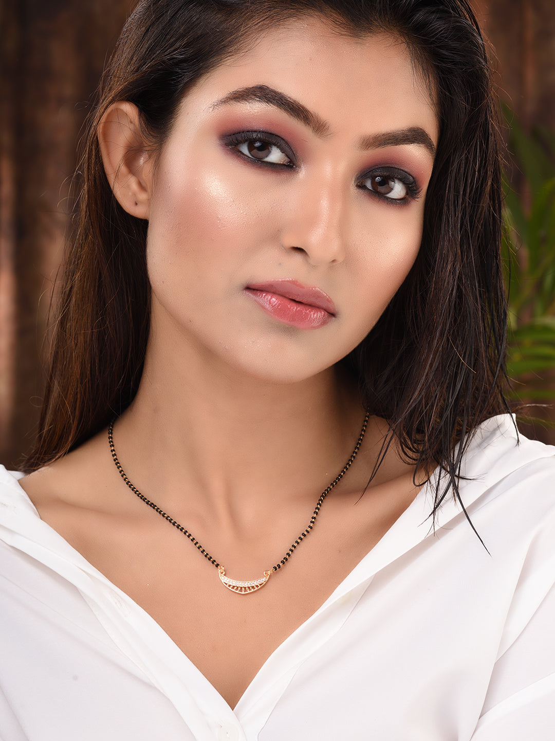 Set Of 2 Gold Plated AD Studded & Beaded Mangalsutra COMBO, zaveri pearls, sale price rs, sale price, sale gold plated, sale gold, sale, rubans, ring, regular price, priyassi jewellery, kusha