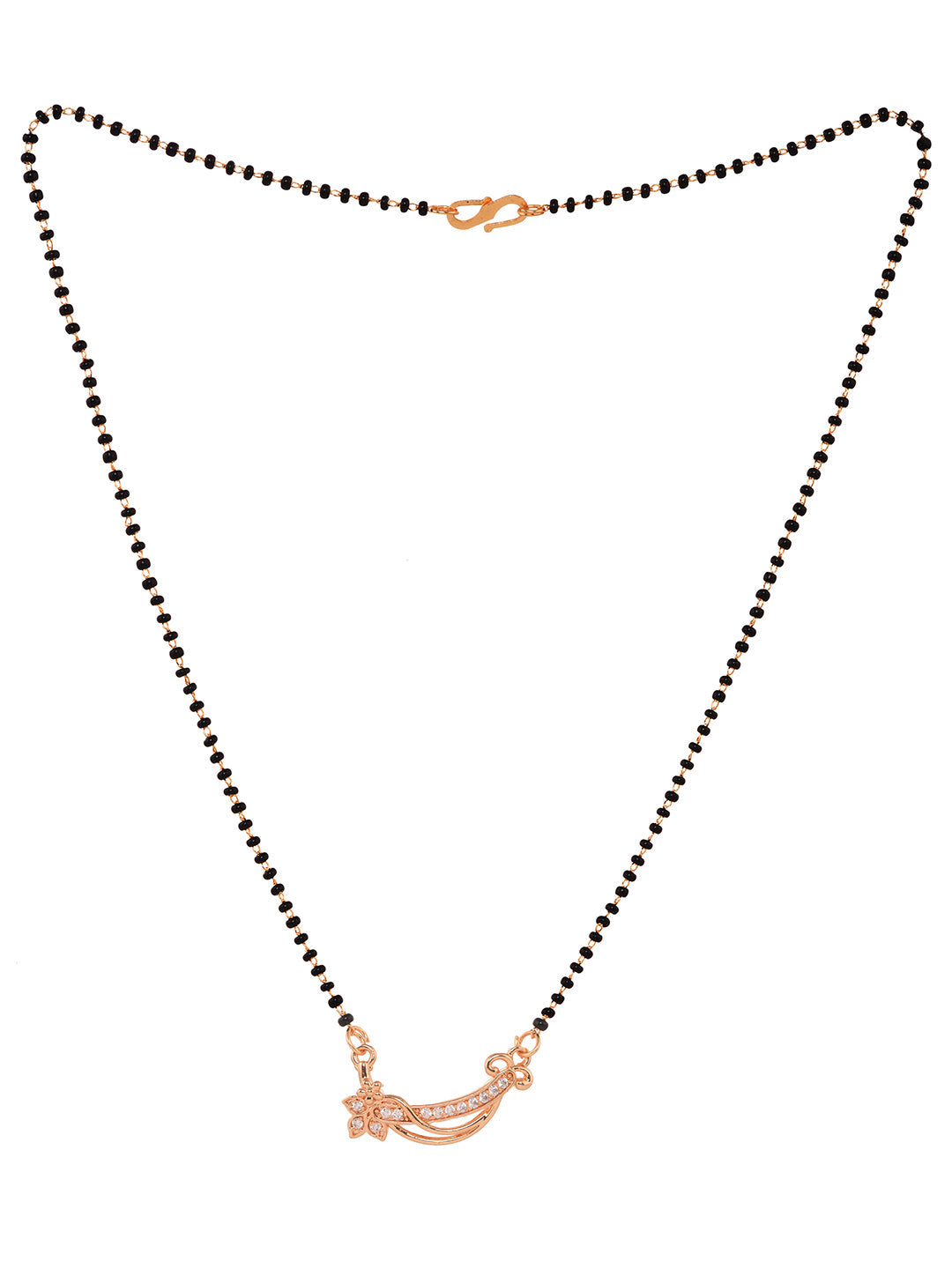 Gold Plated Beaded Gold Mangalsutra Jewellery Regular Sale Price Saraf RS Jewellery