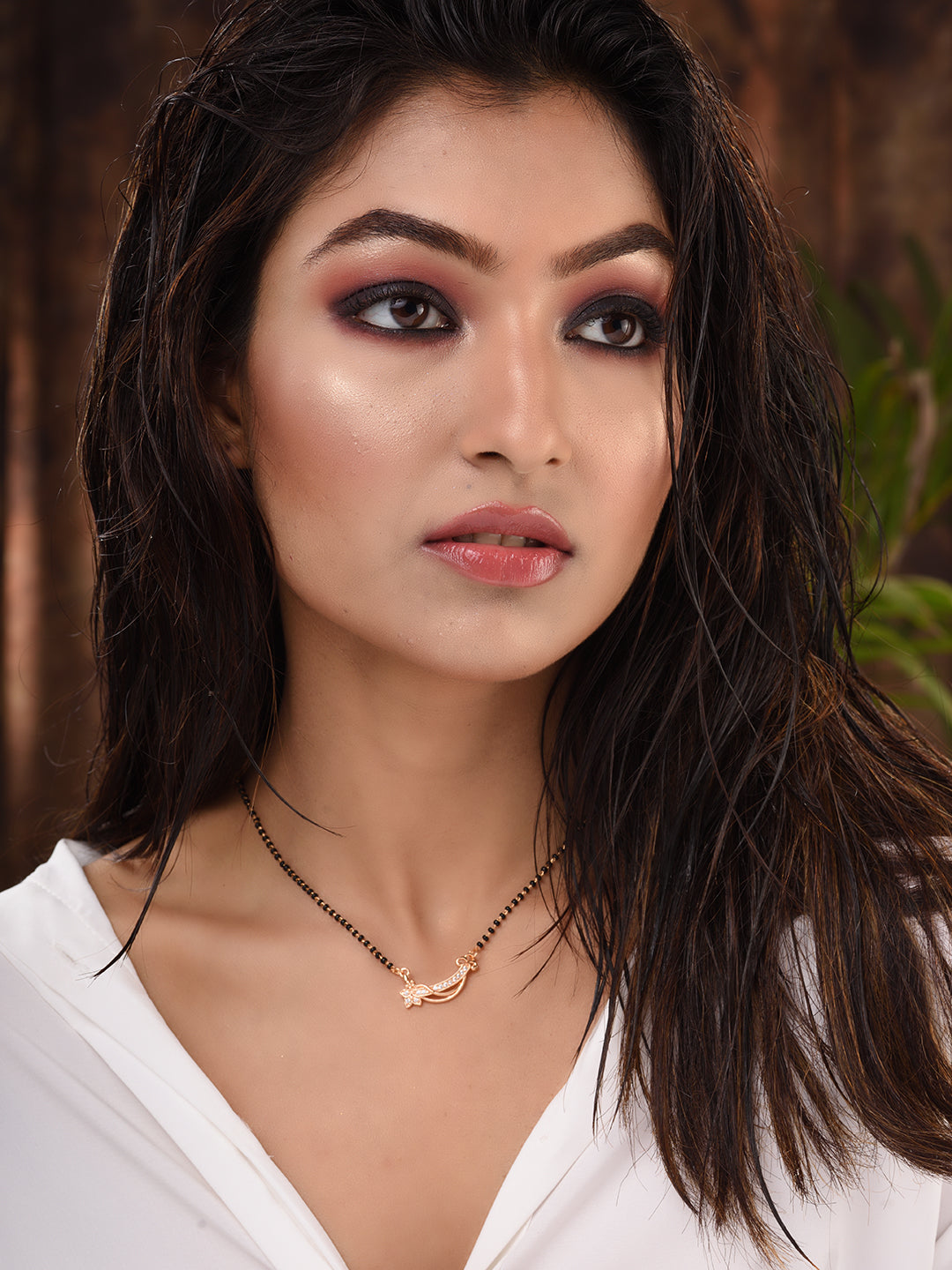 Set Of 2 Gold Toned AD Studded Delicate mangalsutra COMBO, zaveri pearls, sale price rs, sale price, sale gold plated, sale gold, sale, rubans, ring, regular price, priyassi jewellery, kushal