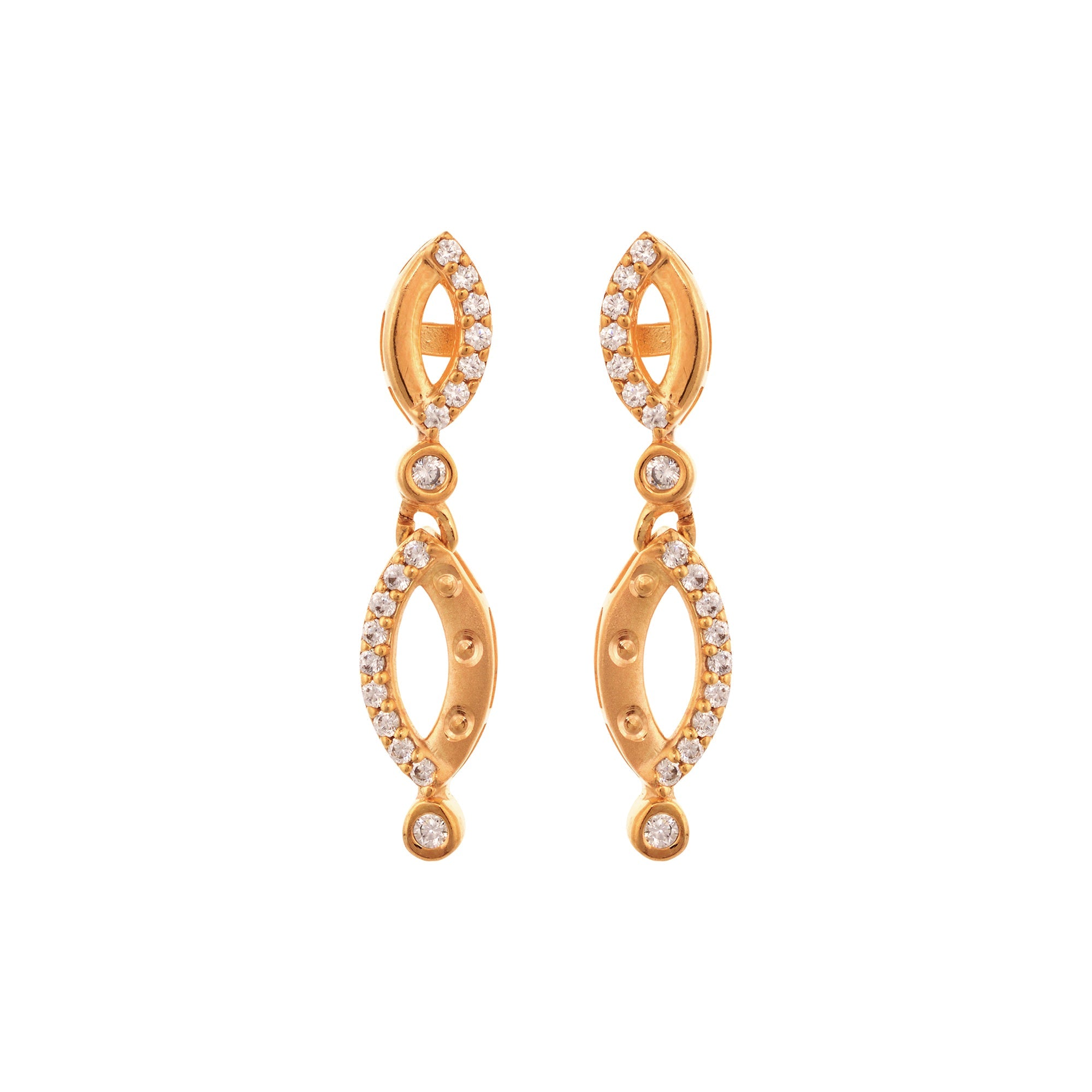 Gold Plated AD Studded Minimal Delicate Necklace Jewellery Set, zaveri pearls, sale price rs, sale price, sale gold plated, sale gold, sale, rubans, ring, regular price, priyassi jewellery, k