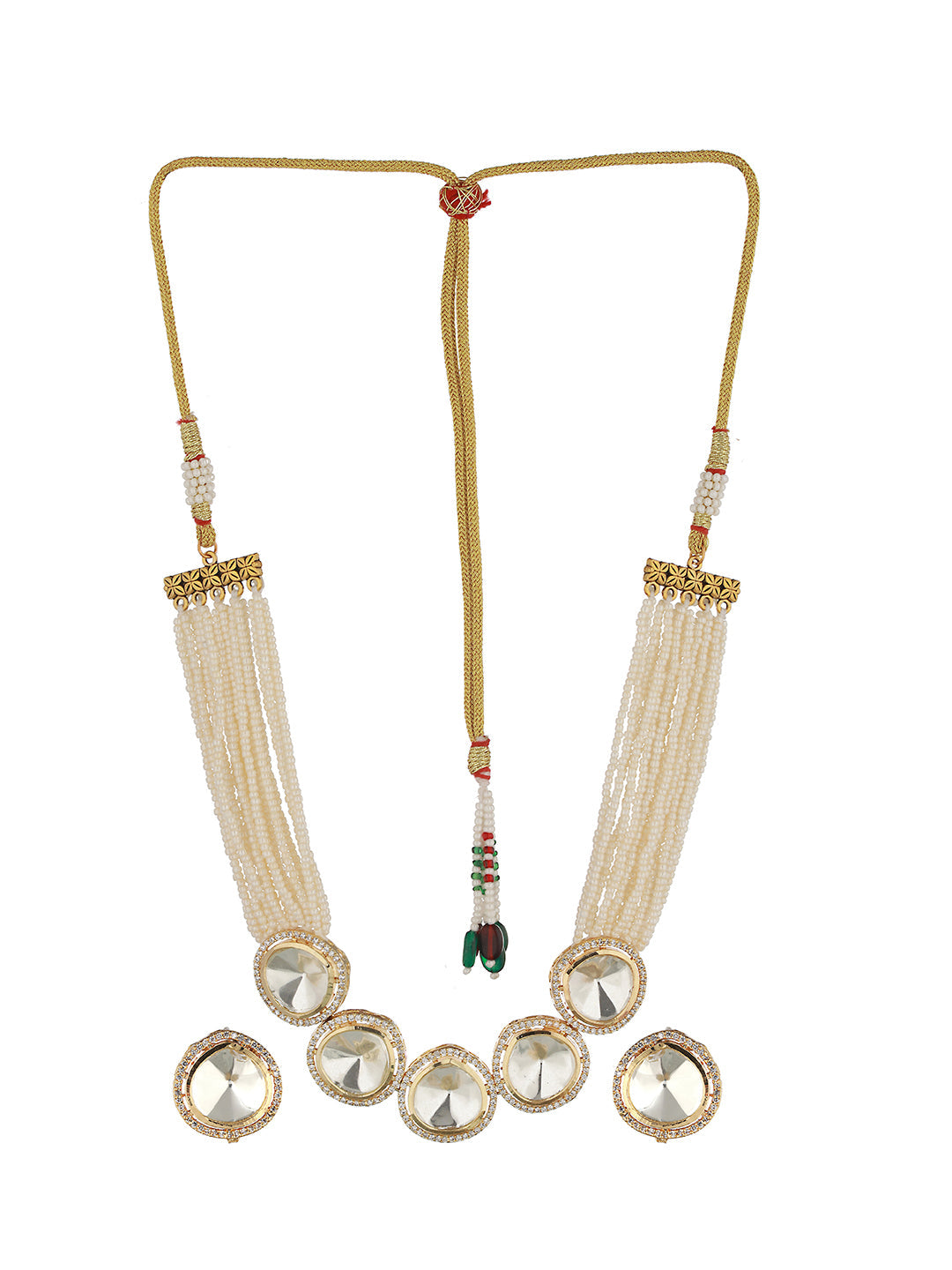 Victorian Dual Tone Uncut Polki Pearl Beaded Choker jewellery Set, zaveri pearls, sale price rs, sale price, sale gold plated, sale gold, sale, rubans, ring, regular price, priyassi jewellery