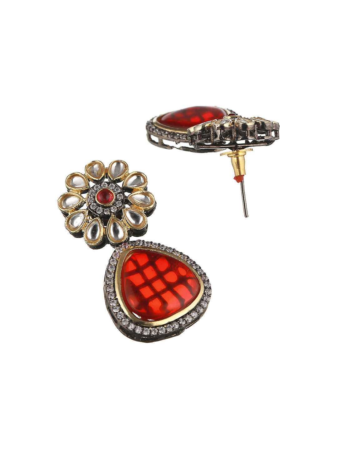 GoldPlated Multi Stone Pearl Beaded Floral Choker Jewellery Set, zaveri pearls, sale price rs, sale price, sale gold plated, sale gold, sale, rubans, ring, regular price, priyassi jewellery, 