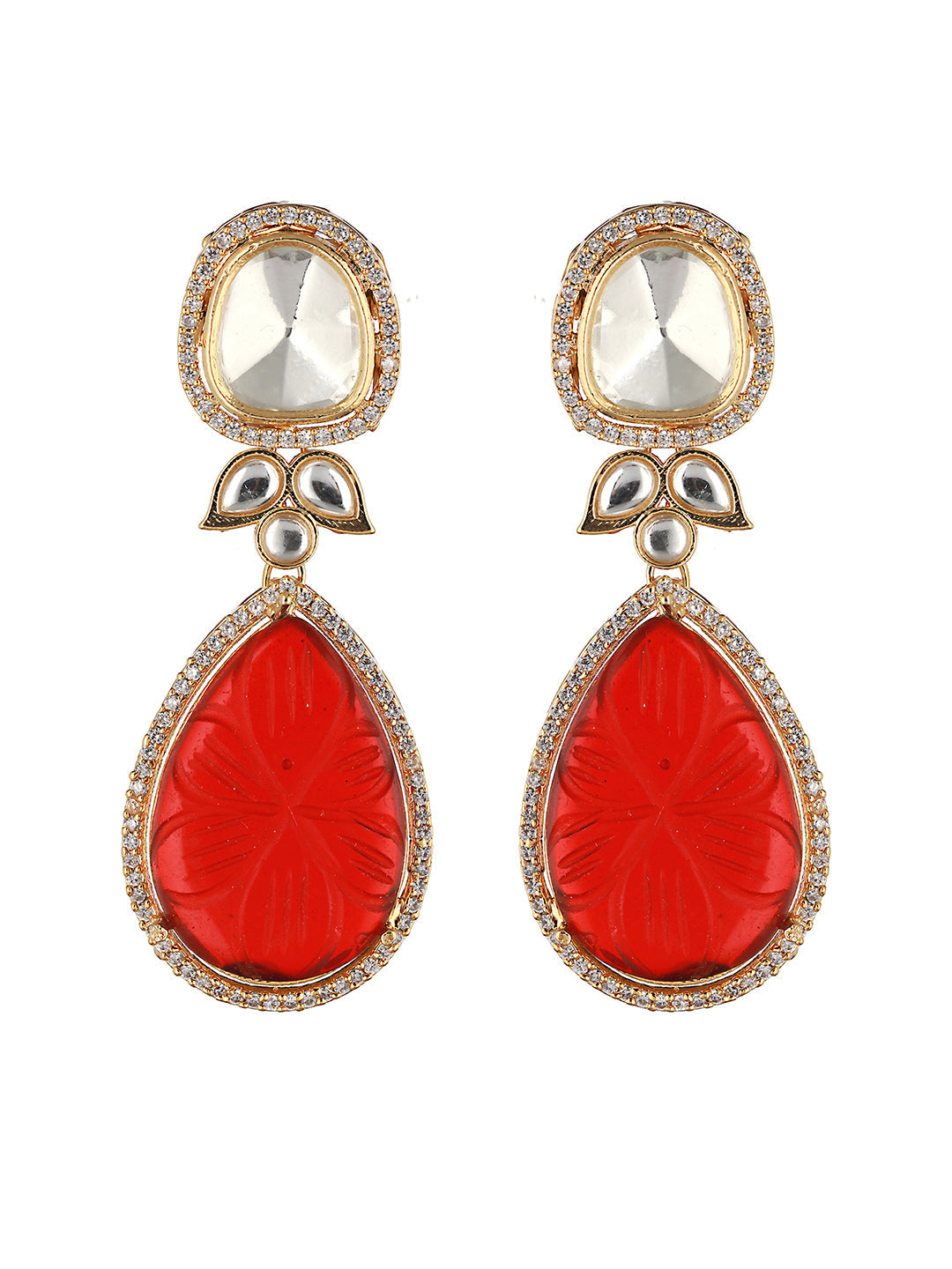 Victorian Ruby Dual Tone Uncut Polki Kundan Jewellery Set, zaveri pearls, sale price rs, sale price, sale gold plated, sale gold, sale, rubans, ring, regular price, priyassi jewellery, kushal