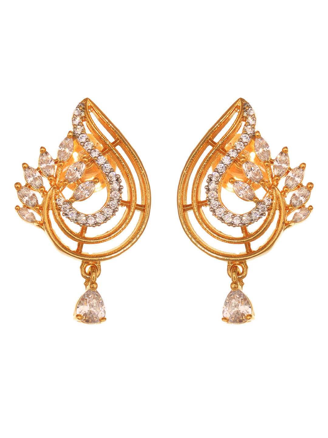 Gold Plated AD Statement Filgree Locket Jewellery Set, zaveri pearls, sale price rs, sale price, sale gold plated, sale gold, sale, rubans, ring, regular price, priyassi jewellery, kushal's -