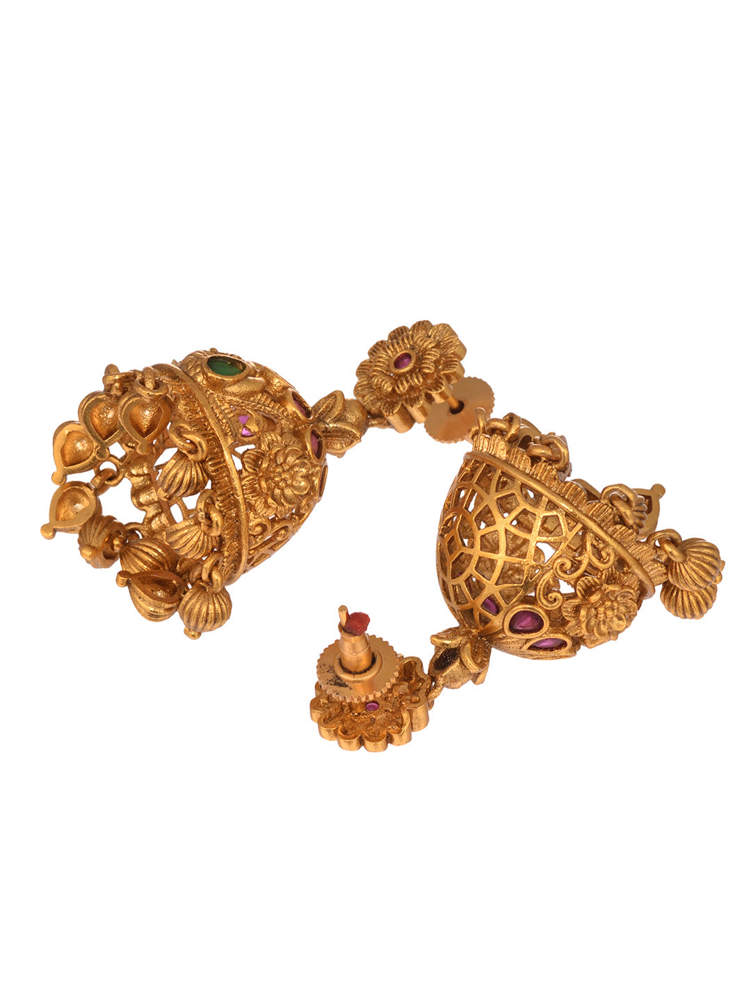 Gold Plated ADStudded Kempo Temple Radha Krishna Jewellery Set, zaveri pearls, sale price rs, sale price, sale gold plated, sale gold, sale, rubans, ring, regular price, priyassi jewellery, k