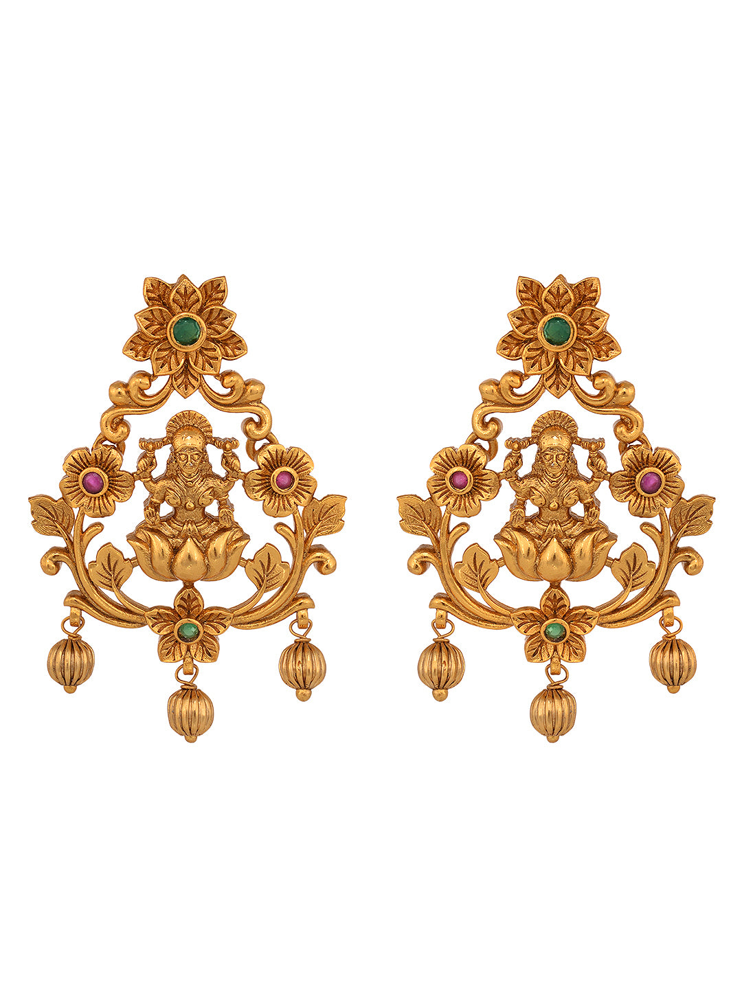 GoldPlated Green AD Embellished Shri Lakshmi Temple Choker Jewellery Set, zaveri pearls, sale price rs, sale price, sale gold plated, sale gold, sale, rubans, ring, regular price, priyassi je