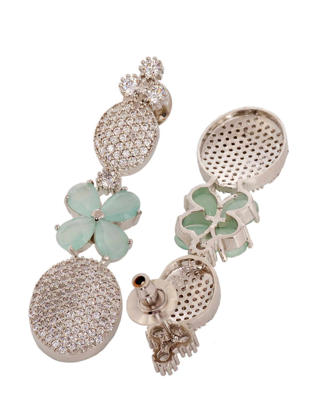 GoldPlated Lime green AD Studded Statement Jewellery Set, zaveri pearls, sale price rs, sale price, sale gold plated, sale gold, sale, rubans, ring, regular price, priyassi jewellery, kushal'