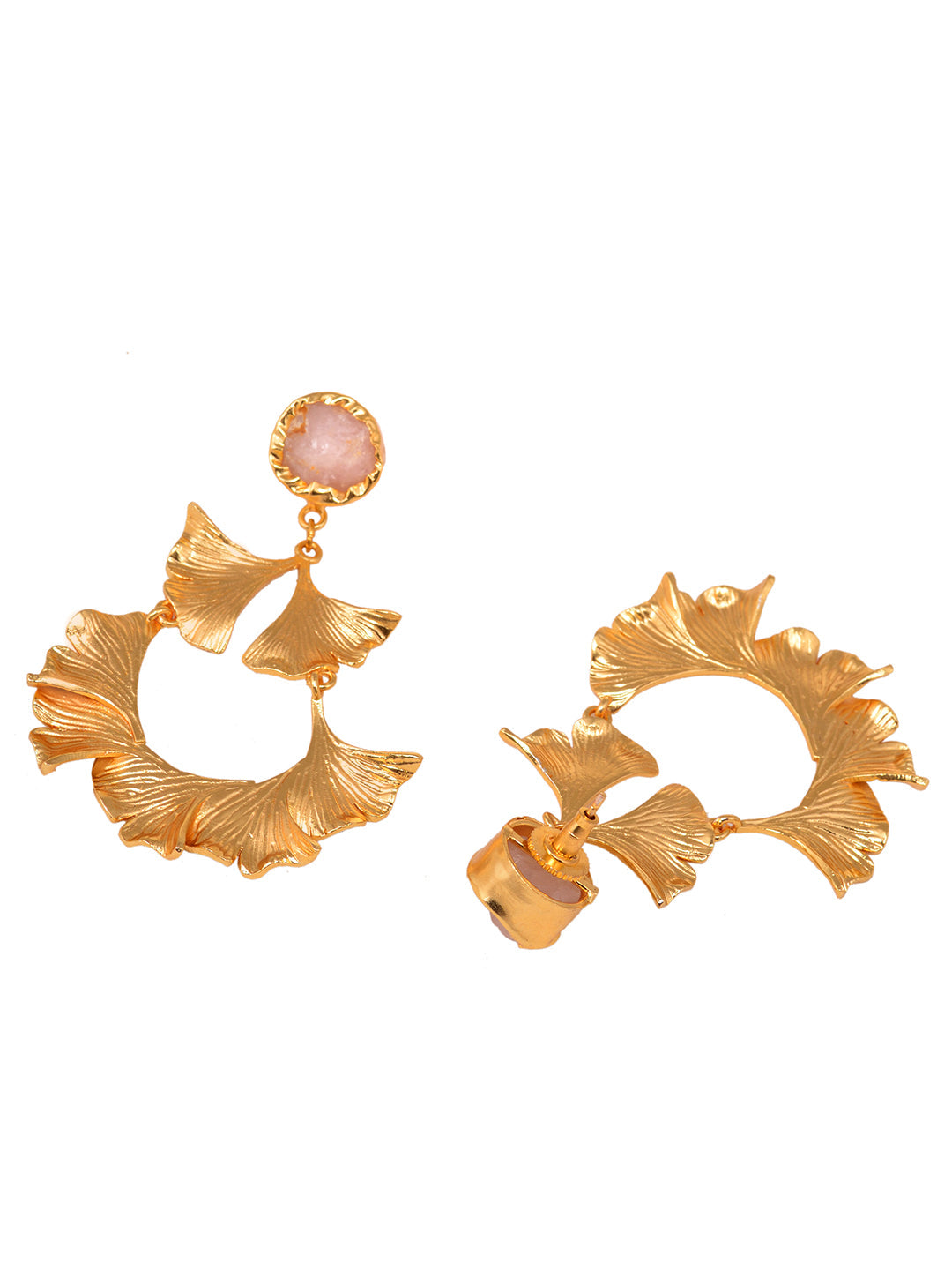 GoldToned Contemporary Drop Earrings, zaveri pearls, sale price rs, sale price, sale gold plated, sale gold, sale, rubans, ring, regular price, priyassi jewellery, kushal's - Saraf RS Jewelle