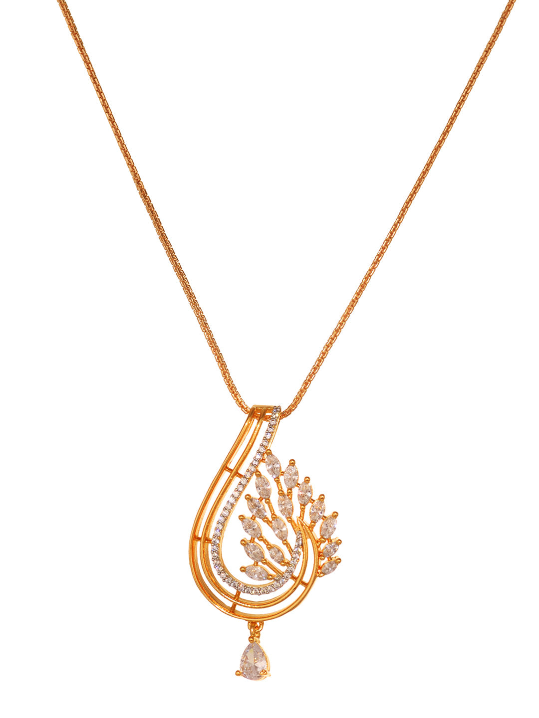 Gold Plated AD Statement Filgree Locket Jewellery Set, zaveri pearls, sale price rs, sale price, sale gold plated, sale gold, sale, rubans, ring, regular price, priyassi jewellery, kushal's -