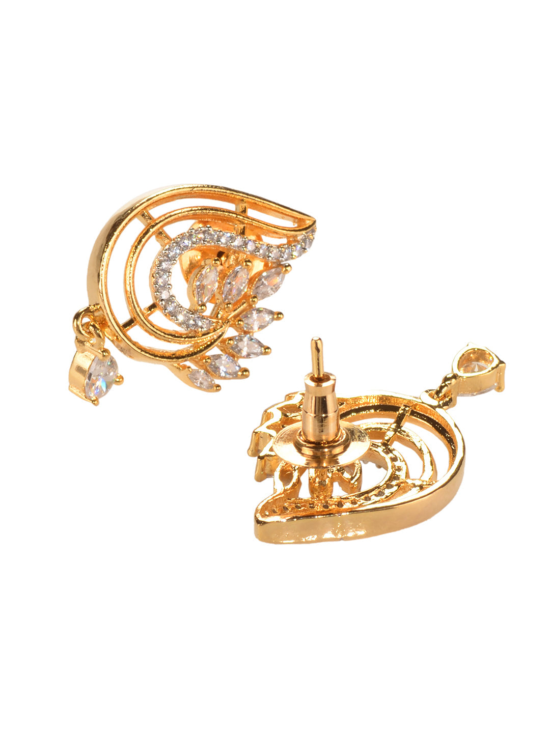 Gold Plated AD Statement Filgree Locket Jewellery Set, zaveri pearls, sale price rs, sale price, sale gold plated, sale gold, sale, rubans, ring, regular price, priyassi jewellery, kushal's -