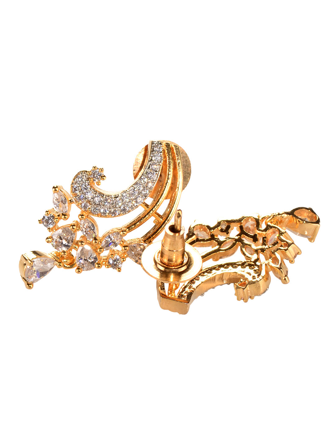 Gold Plated AD Studded Designer Locket Jewellery Set, zaveri pearls, sale price rs, sale price, sale gold plated, sale gold, sale, rubans, ring, regular price, priyassi jewellery, kushal's - 