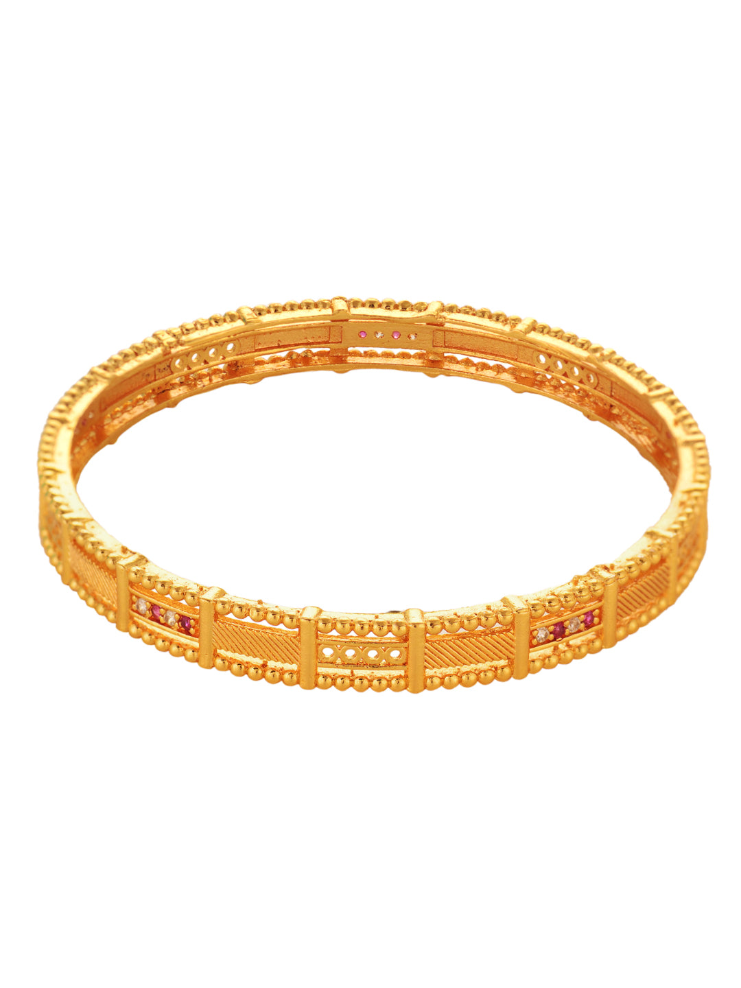 Set of 2 Gold Plated Filgree Handcrafted Bangles, zaveri pearls, sale price rs, sale price, sale gold plated, sale gold, sale, rubans, ring, regular price, priyassi jewellery, kushal's - Sara