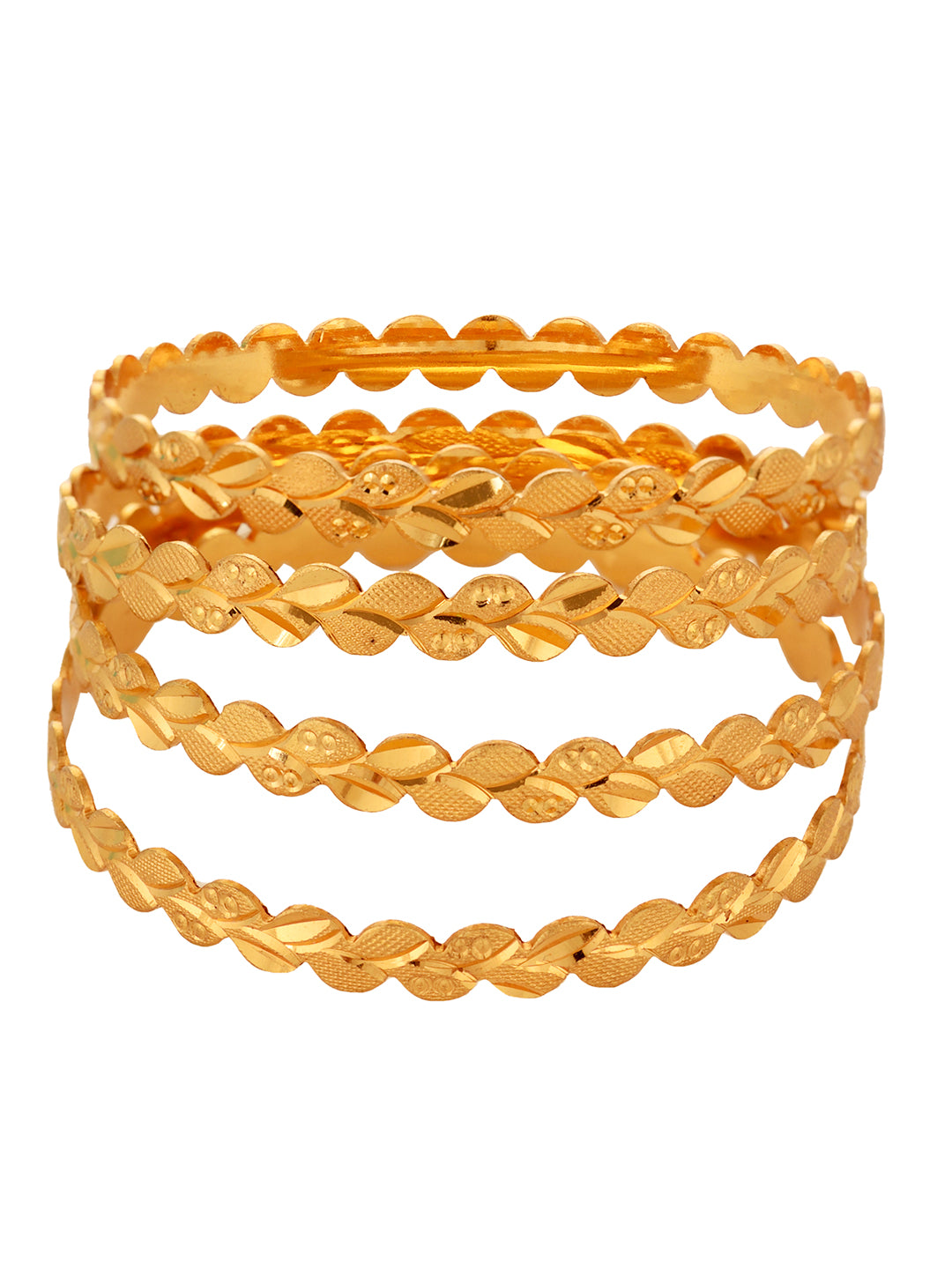 Set of 2 Gold Plated Filgree Handcrafted Bangles, zaveri pearls, sale price rs, sale price, sale gold plated, sale gold, sale, rubans, ring, regular price, priyassi jewellery, kushal's - Sara