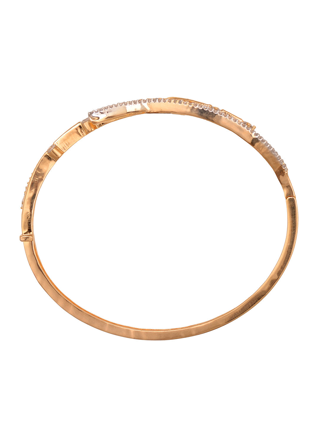 Gold Plated AD studded Statement Bracelet, zaveri pearls, sale price rs, sale price, sale gold plated, sale gold, sale, rubans, ring, regular price, priyassi jewellery, kushal's - Saraf RS Je