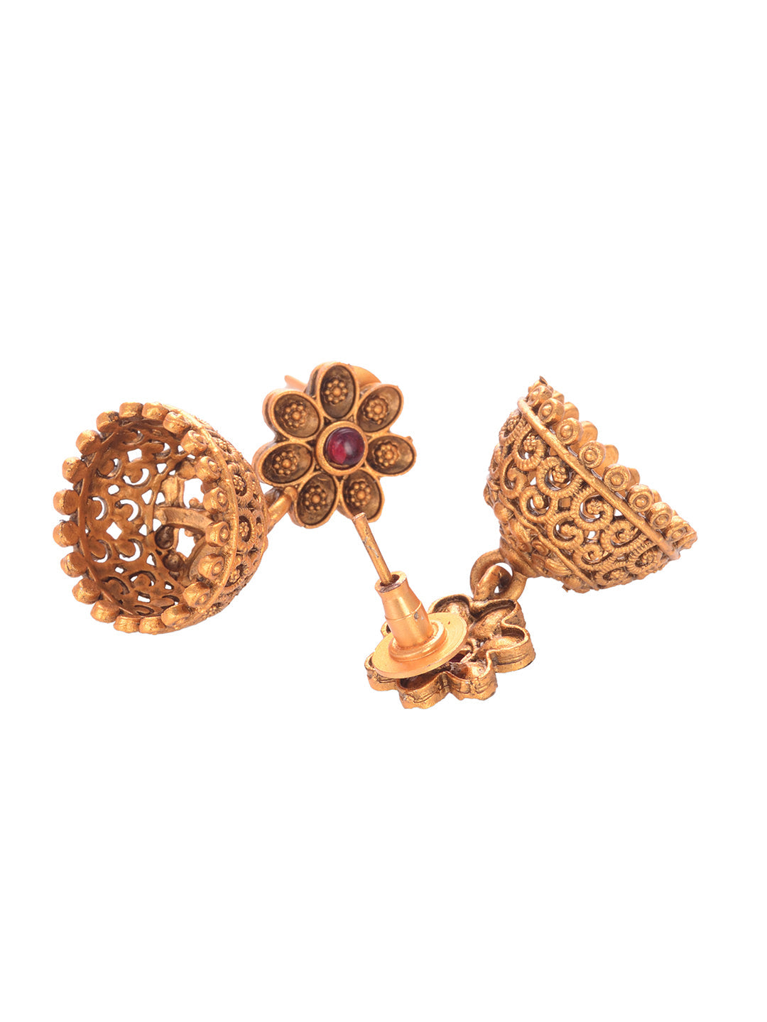 Gold plated Goddess Lakshmi Filigree Temple Jewellry Set, zaveri pearls, sale price rs, sale price, sale gold plated, sale gold, sale, rubans, ring, regular price, priyassi jewellery, kushal'