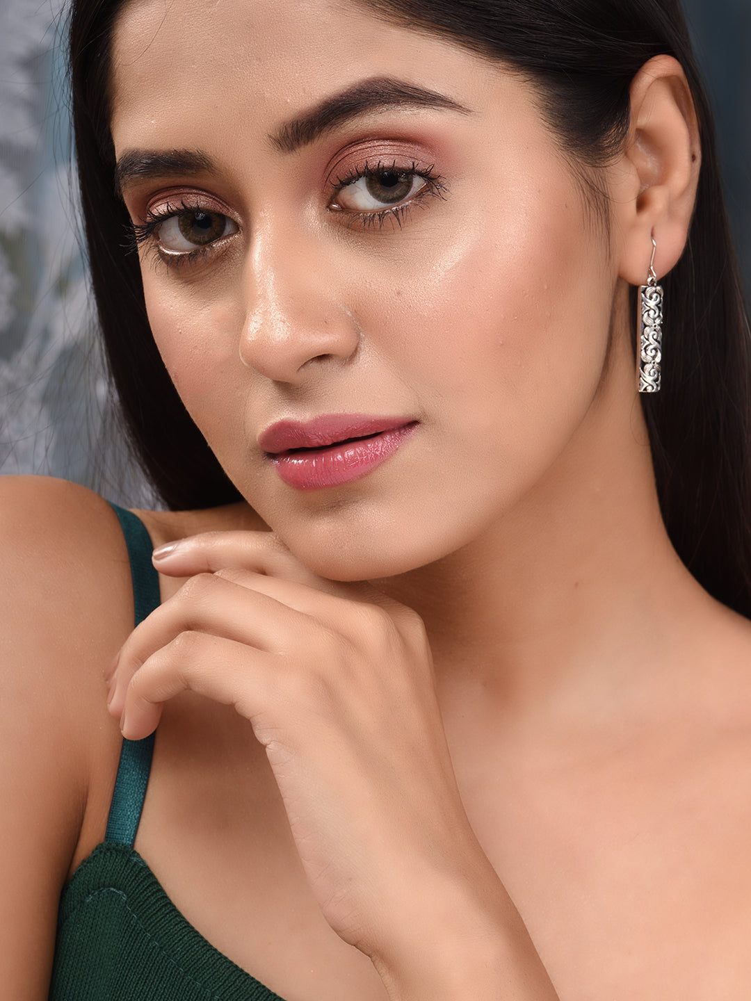 Siver Oxidised Combo Of 2 Minimal Earring, zaveri pearls, sale price rs, sale price, sale gold plated, sale gold, sale, rubans, ring, regular price, priyassi jewellery, kushal's - Saraf RS Je