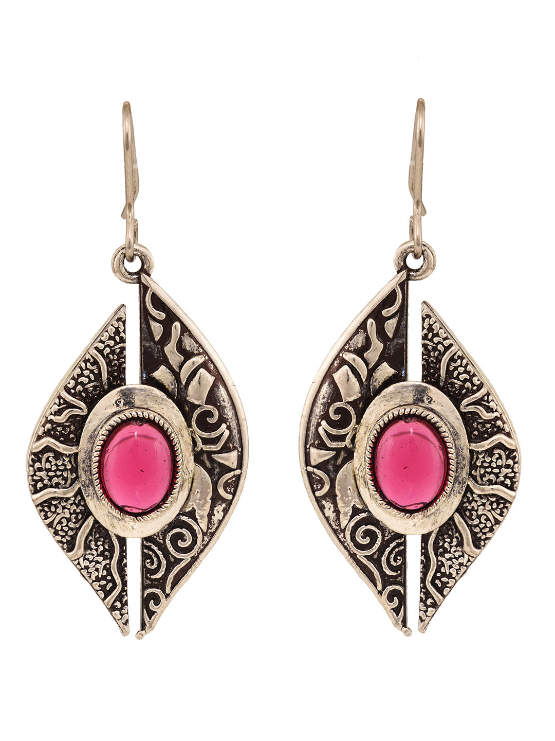 Silver Toned Combo Of 2 Quirky Oxidised Earrings, zaveri pearls, sale price rs, sale price, sale gold plated, sale gold, sale, rubans, ring, regular price, priyassi jewellery, kushal's - Sara