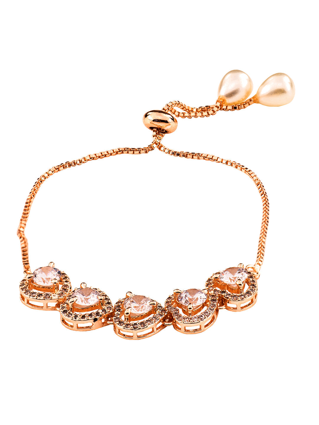 Rose Gold Toned AD Studded Minimal heart Shaped Necklace Jewellery Set Combo, zaveri pearls, sale price rs, sale price, sale gold plated, sale gold, sale, rubans, ring, regular price, priyass