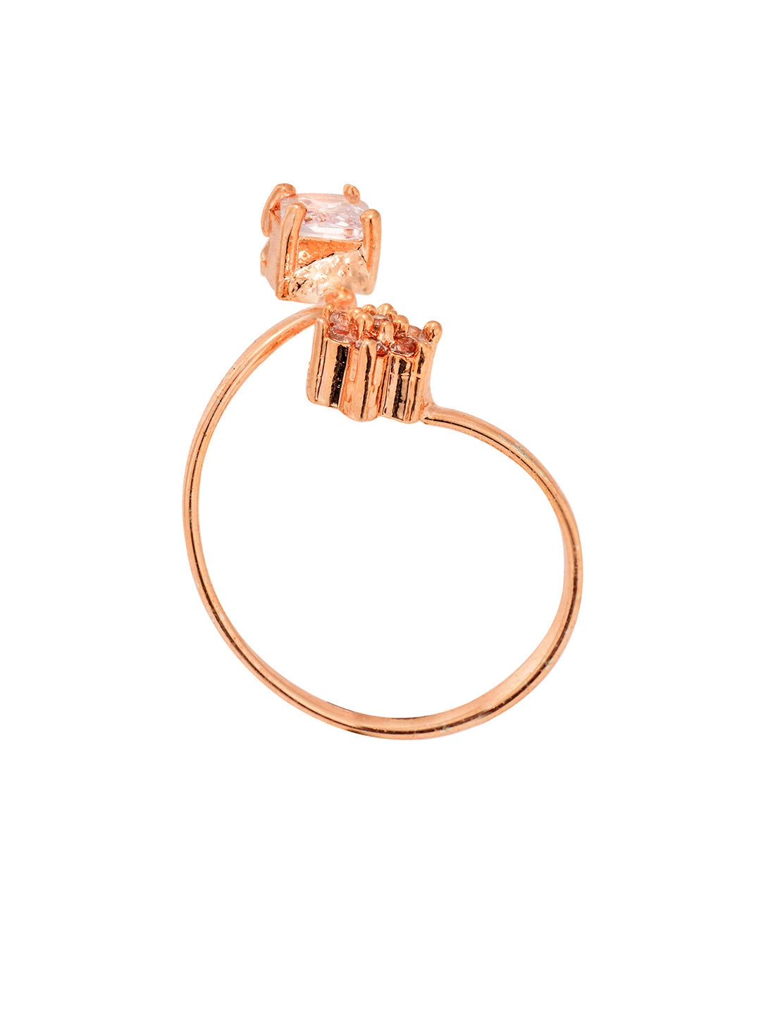 Rose Gold Plated AD Studded Designer Jewellery Set Combo, zaveri pearls, sale price rs, sale price, sale gold plated, sale gold, sale, rubans, ring, regular price, priyassi jewellery, kushal'