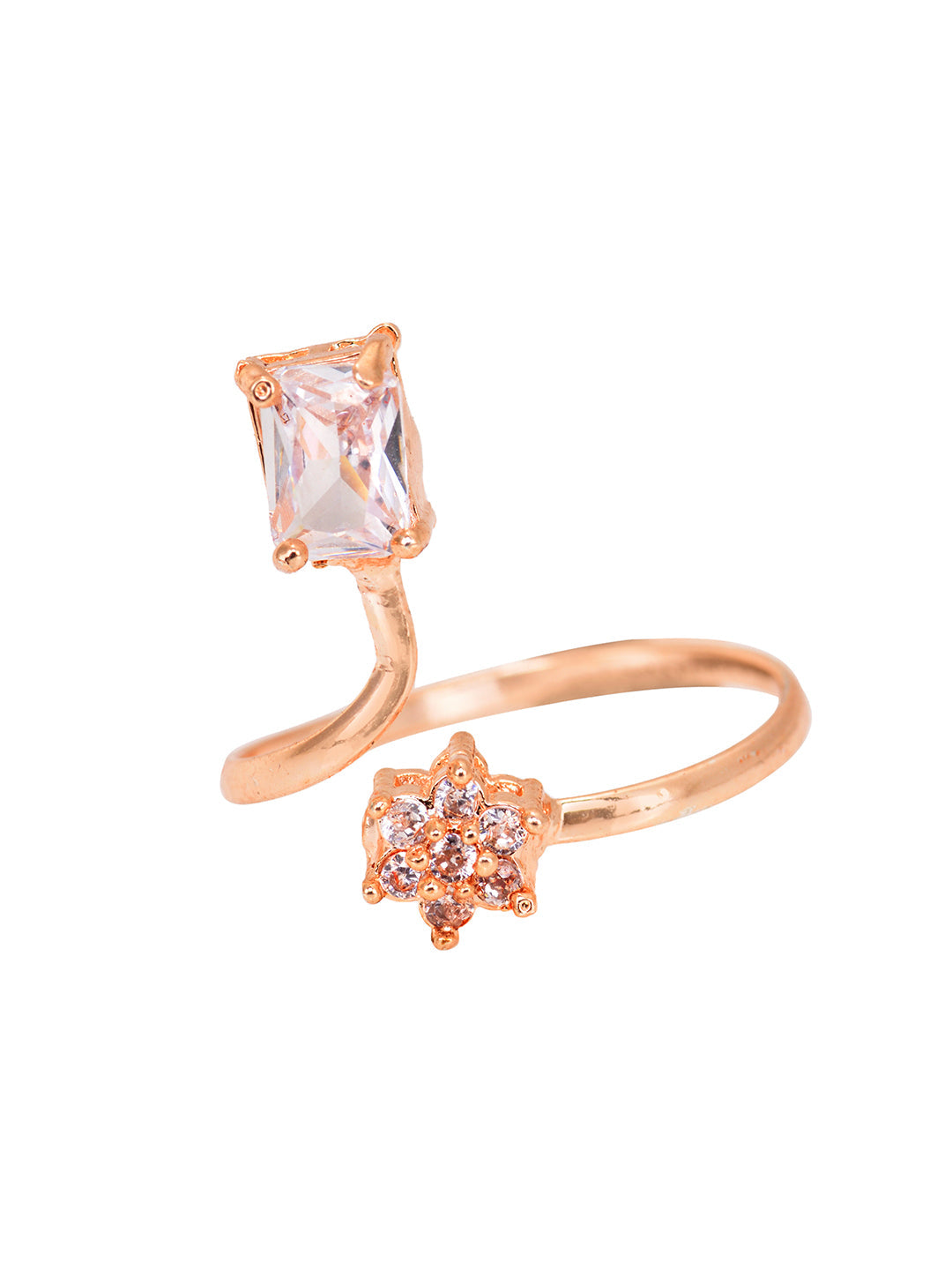 Rose Gold Plated AD Studded Designer Jewellery Set Combo, zaveri pearls, sale price rs, sale price, sale gold plated, sale gold, sale, rubans, ring, regular price, priyassi jewellery, kushal'