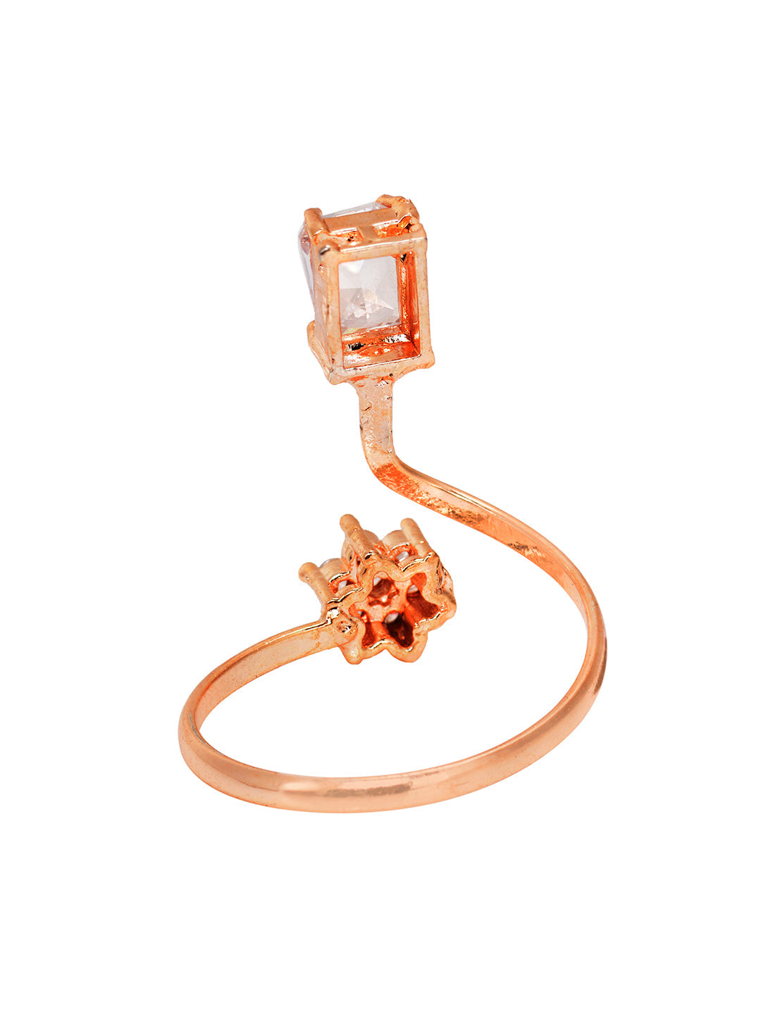 Rose Gold Plated AD Studded Designer Jewellery Set Combo, zaveri pearls, sale price rs, sale price, sale gold plated, sale gold, sale, rubans, ring, regular price, priyassi jewellery, kushal'