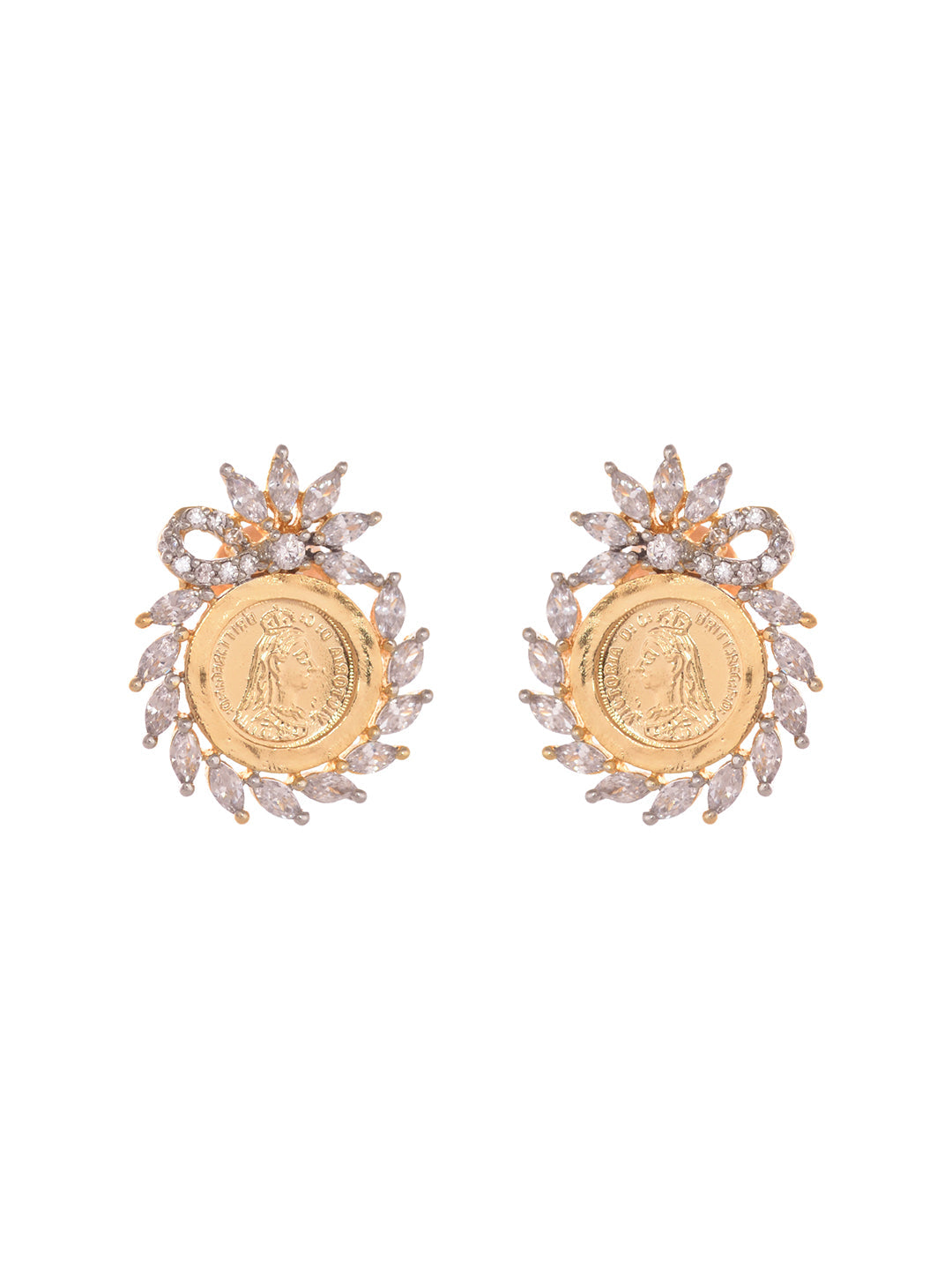 Gold Plated AD Queen Victoria Ginni Locket Jewellery Set, zaveri pearls, sale price rs, sale price, sale gold plated, sale gold, sale, rubans, ring, regular price, priyassi jewellery, kushal'