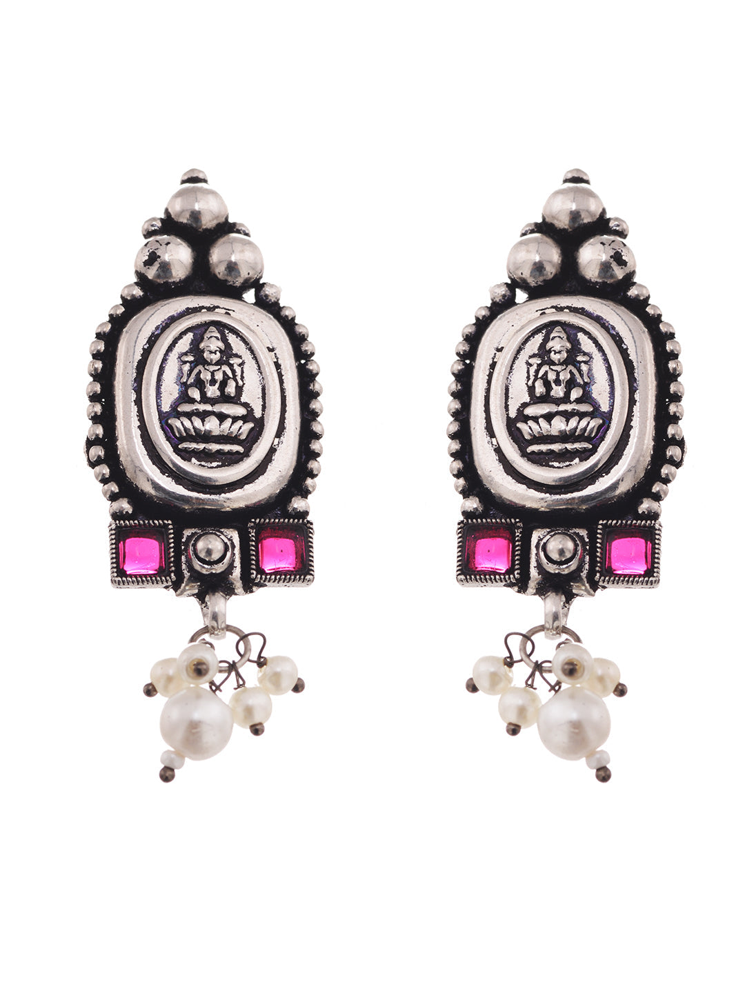 Oxidised Silver Plated Red stone studded Choker Necklace Jewellery Set, zaveri pearls, sale price rs, sale price, sale gold plated, sale gold, sale, rubans, ring, regular price, priyassi jewe