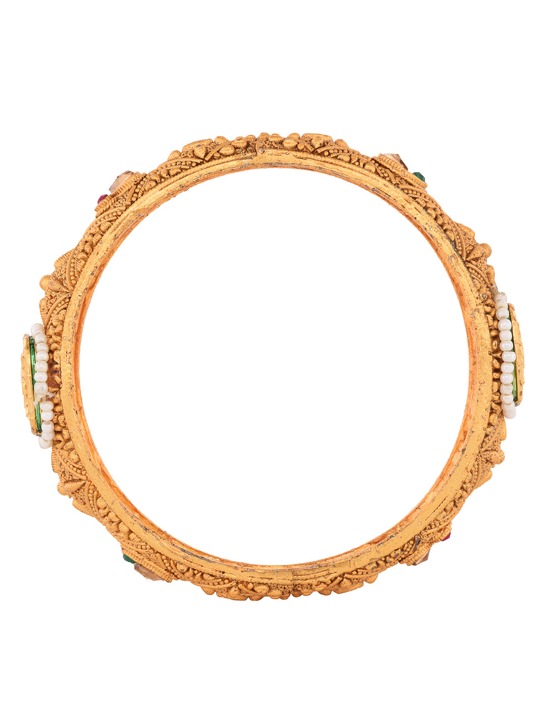 Set Of 6 Gold Plated Panchi Kundan Studded Bridal Bangles, zaveri pearls, sale price rs, sale price, sale gold plated, sale gold, sale, rubans, ring, regular price, priyassi jewellery, kushal