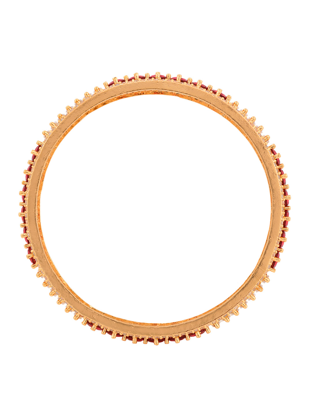 Set Of 2 Red Gold Plated Handmade Red &White AD Studded Bridal Kangan Bangles, zaveri pearls, sale price rs, sale price, sale gold plated, sale gold, sale, rubans, ring, regular price, priyas