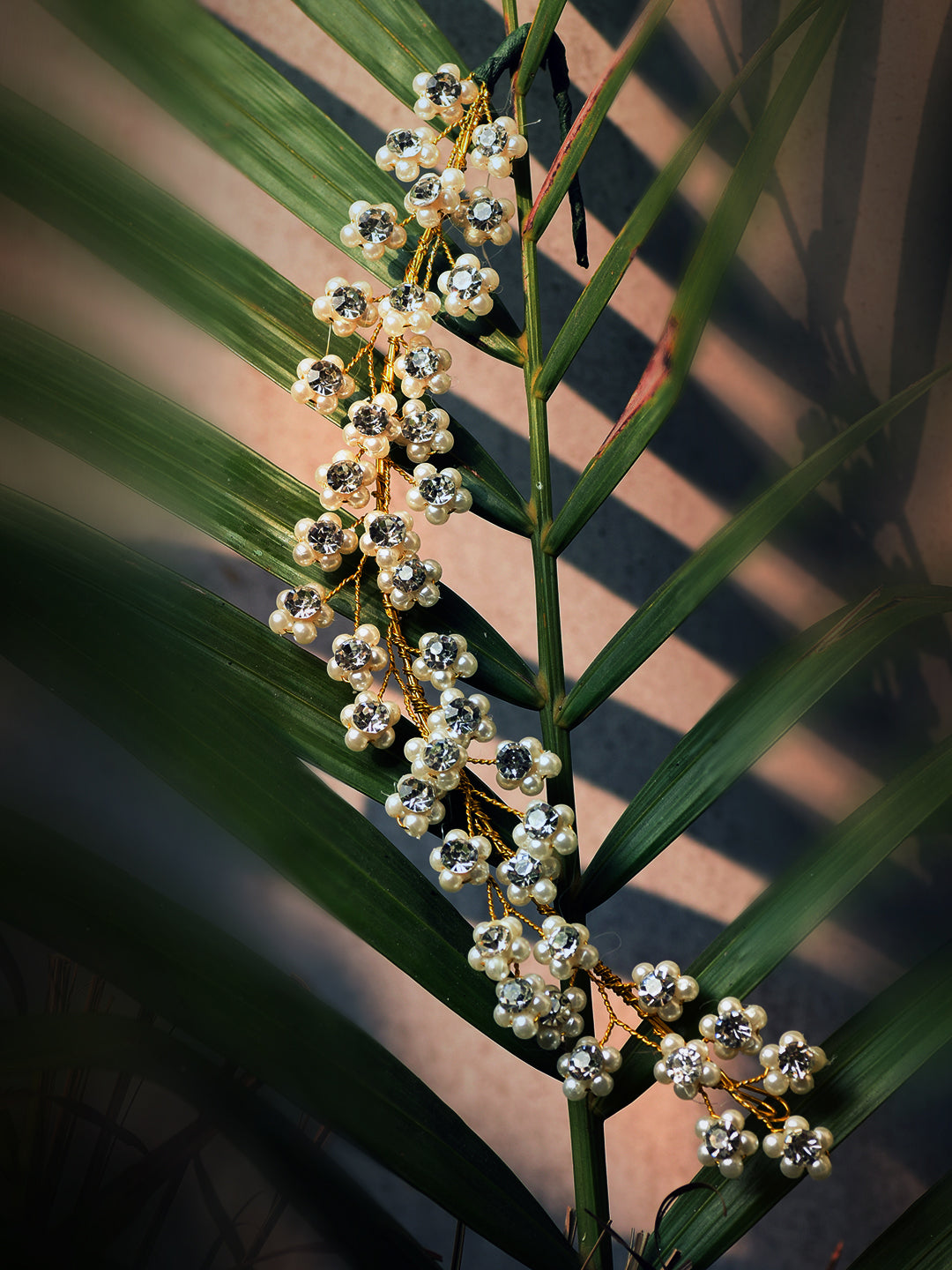 Gold Toned White Pearl Beaded Tiara for Girls & Women, zaveri pearls, sale price rs, sale price, sale gold plated, sale gold, sale, rubans, ring, regular price, priyassi jewellery, kushal's -