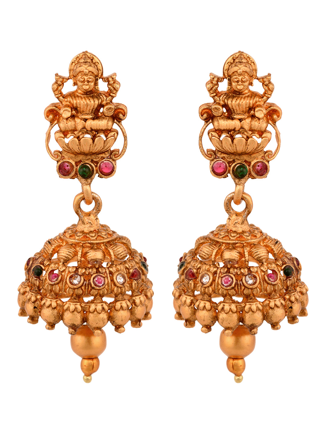 Gold Plated Trendy combo Temple Jewellery Set, zaveri pearls, sale price rs, sale price, sale gold plated, sale gold, sale, rubans, ring, regular price, priyassi jewellery, kushal's - Saraf R