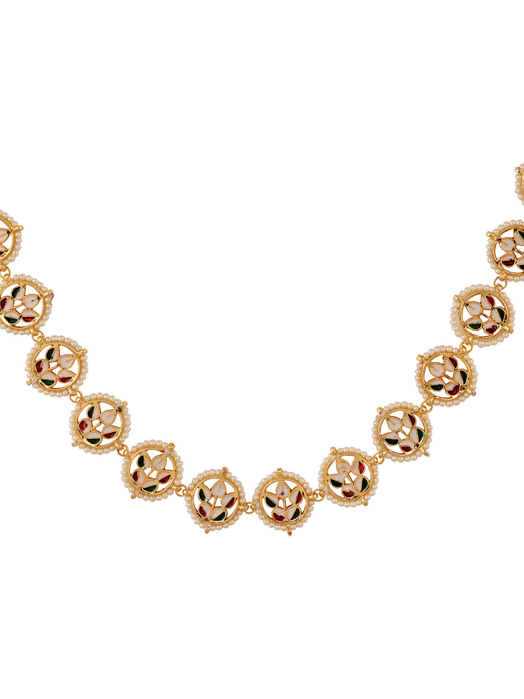 Gold Plated Kemp stone studded Pearl Beaded Kamarbandh, zaveri pearls, sale price rs, sale price, sale gold plated, sale gold, sale, rubans, ring, regular price, priyassi jewellery, kushal's 