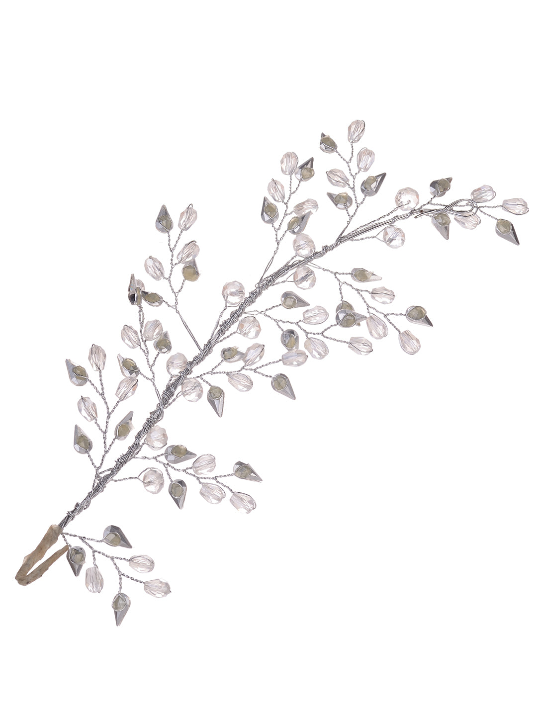 Silver Toned White Pearl Embellished Tiara For Girls & Women, zaveri pearls, sale price rs, sale price, sale gold plated, sale gold, sale, rubans, ring, regular price, priyassi jewellery, kus