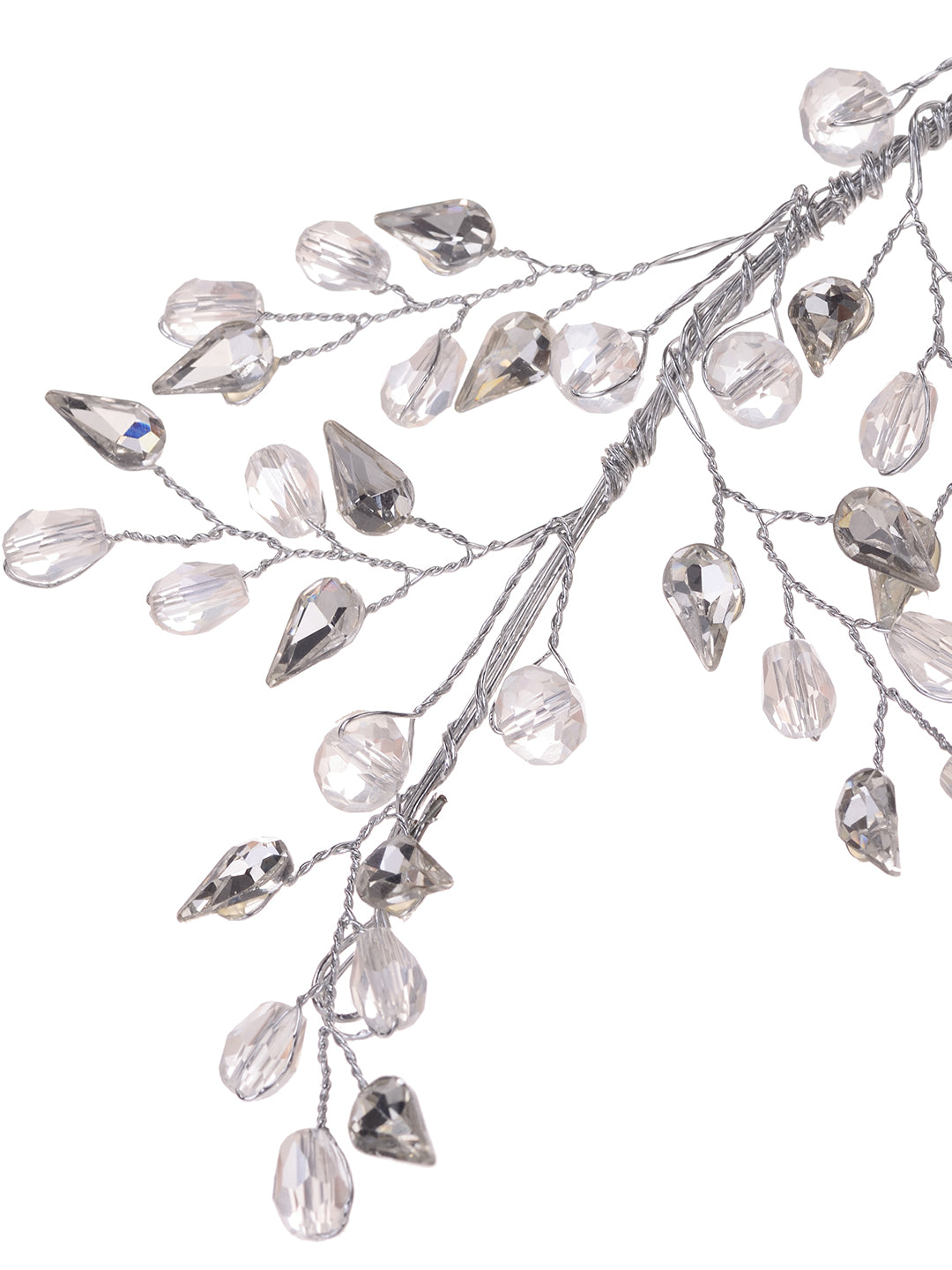 Silver Toned White Pearl Embellished Tiara For Girls & Women, zaveri pearls, sale price rs, sale price, sale gold plated, sale gold, sale, rubans, ring, regular price, priyassi jewellery, kus