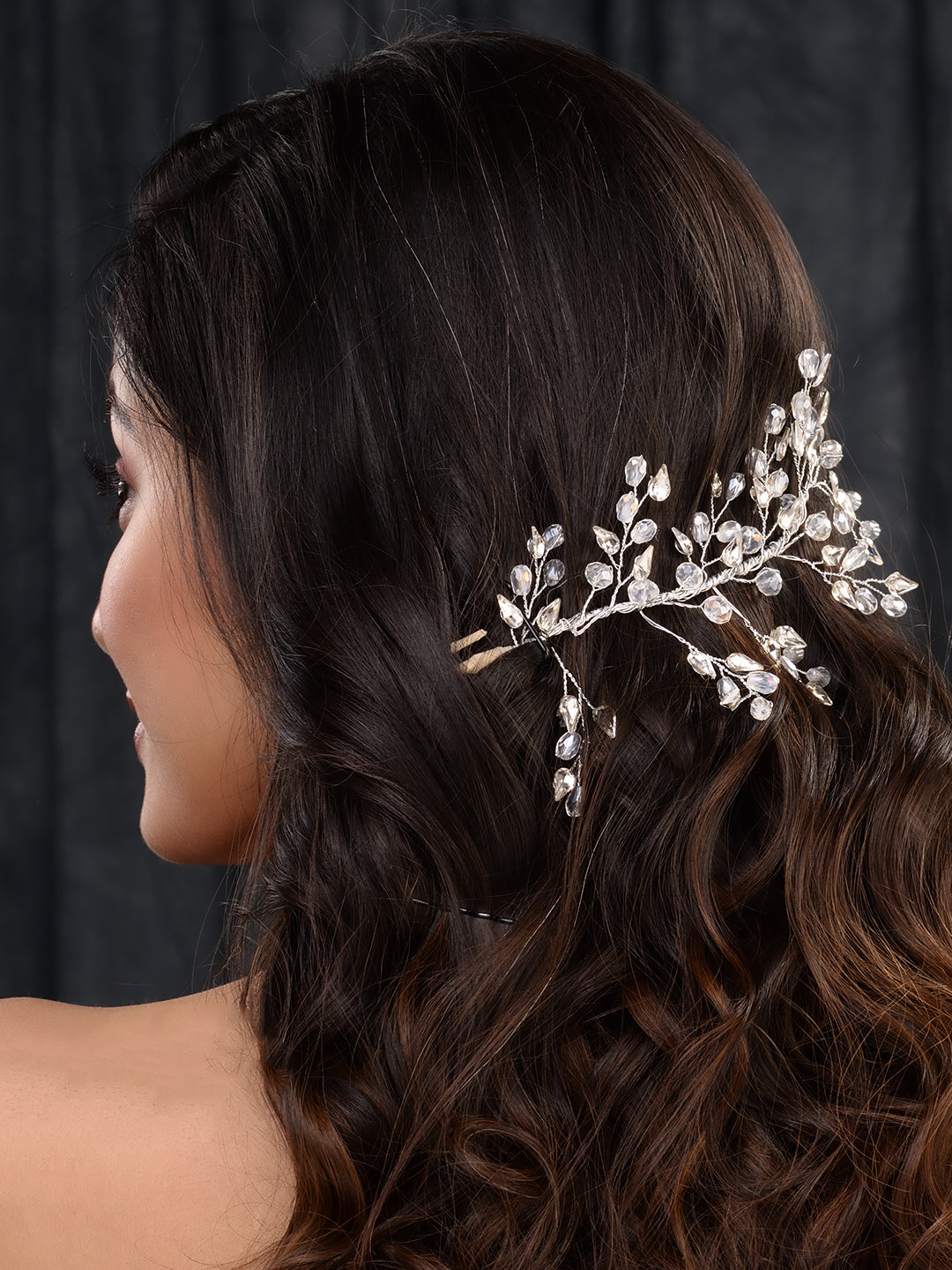 Silver Toned White Pearl Embellished Tiara For Girls & Women, zaveri pearls, sale price rs, sale price, sale gold plated, sale gold, sale, rubans, ring, regular price, priyassi jewellery, kus