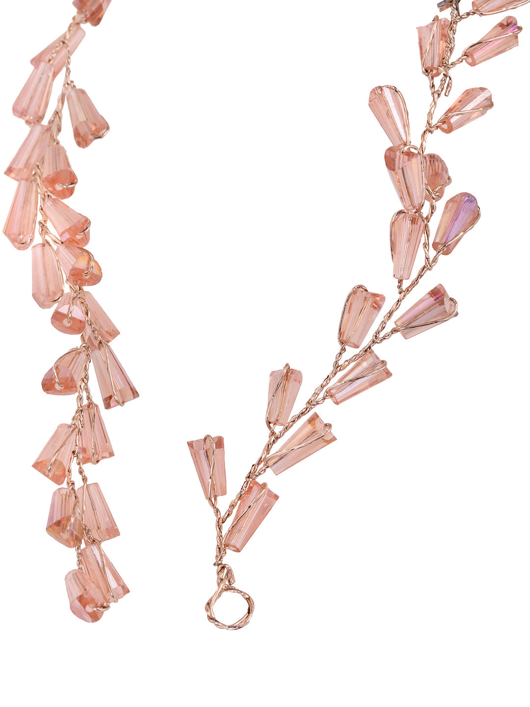 Rose Gold Pearl Studded Hair Styling Tiara, zaveri pearls, sale price rs, sale price, sale gold plated, sale gold, sale, rubans, ring, regular price, priyassi jewellery, kushal's - Saraf RS J