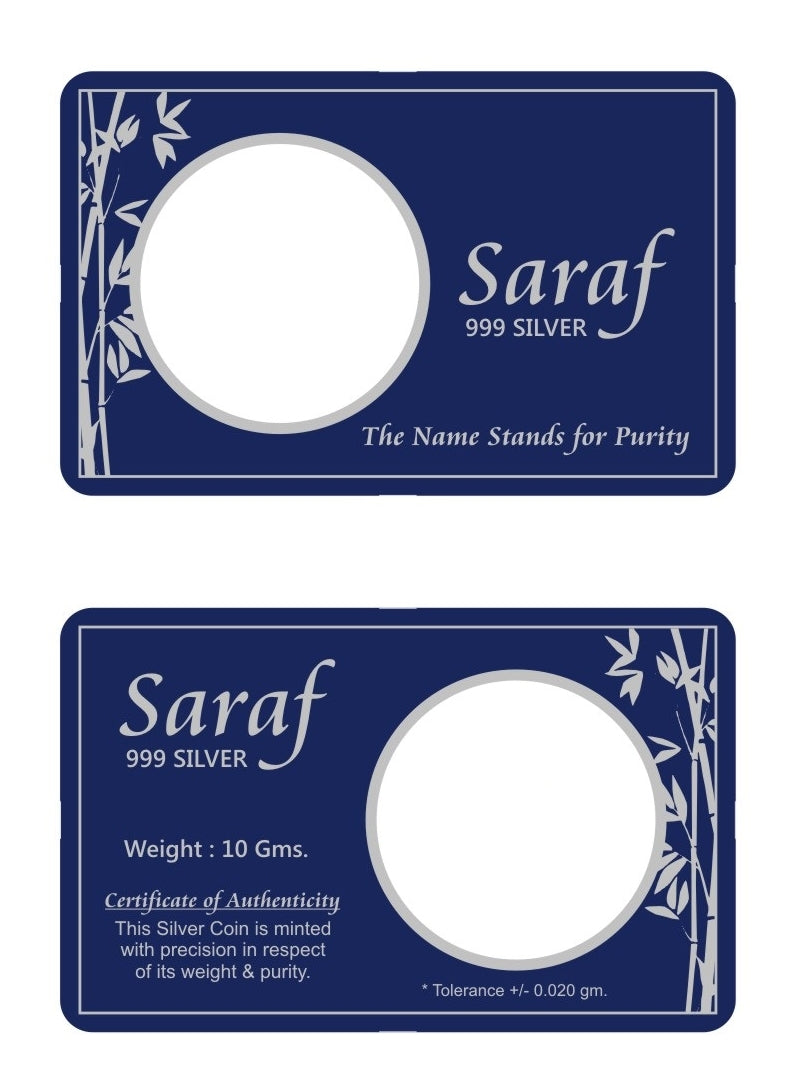 Laxmi Ganesh 10 gram 999 Round Silver Coin, zaveri pearls, sale price rs, sale price, sale gold plated, sale gold, sale, rubans, ring, regular price, priyassi jewellery, kushal's - Saraf RS J