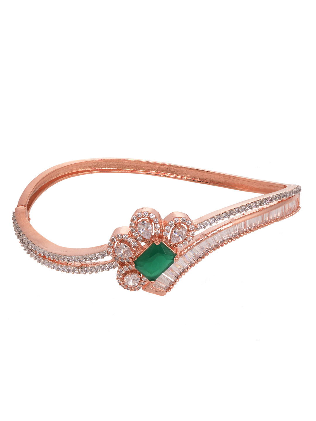 Brass AD Handcrafted BangleStyle Bracelet, zaveri pearls, sale price rs, sale price, sale gold plated, sale gold, sale, rubans, ring, regular price, priyassi jewellery, kushal's - Saraf RS Je